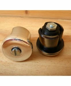 Pneumatiques Pour Cycles Paire Embout De Guidon Chromé à Visser