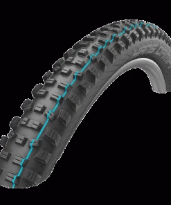 Pneumatiques Pour Cycles 27.5x2.80 Schwalbe HANS DAMPF - SnakeSkin - TL Easy - Apex - Addix Speegrip - ETRTO 70-584