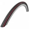 Pneumatiques Pour Cycles 700x25c Schwalbe LUGANO HS 471 Noir à Bande Rouge Tringle Rigide ETRTO 25-622 -Pneumatiques pour cycles boutique lugano red stripes