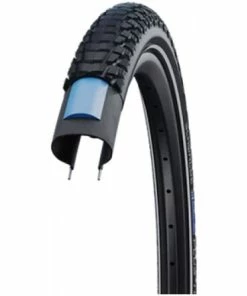 Pneumatiques Pour Cycles 27.5x2.35 Pneu Schwalbe MARATHON PLUS TOUR - E-50 HS619 Smart DualGuard - Tringle Rigide - ETRTO 60-584